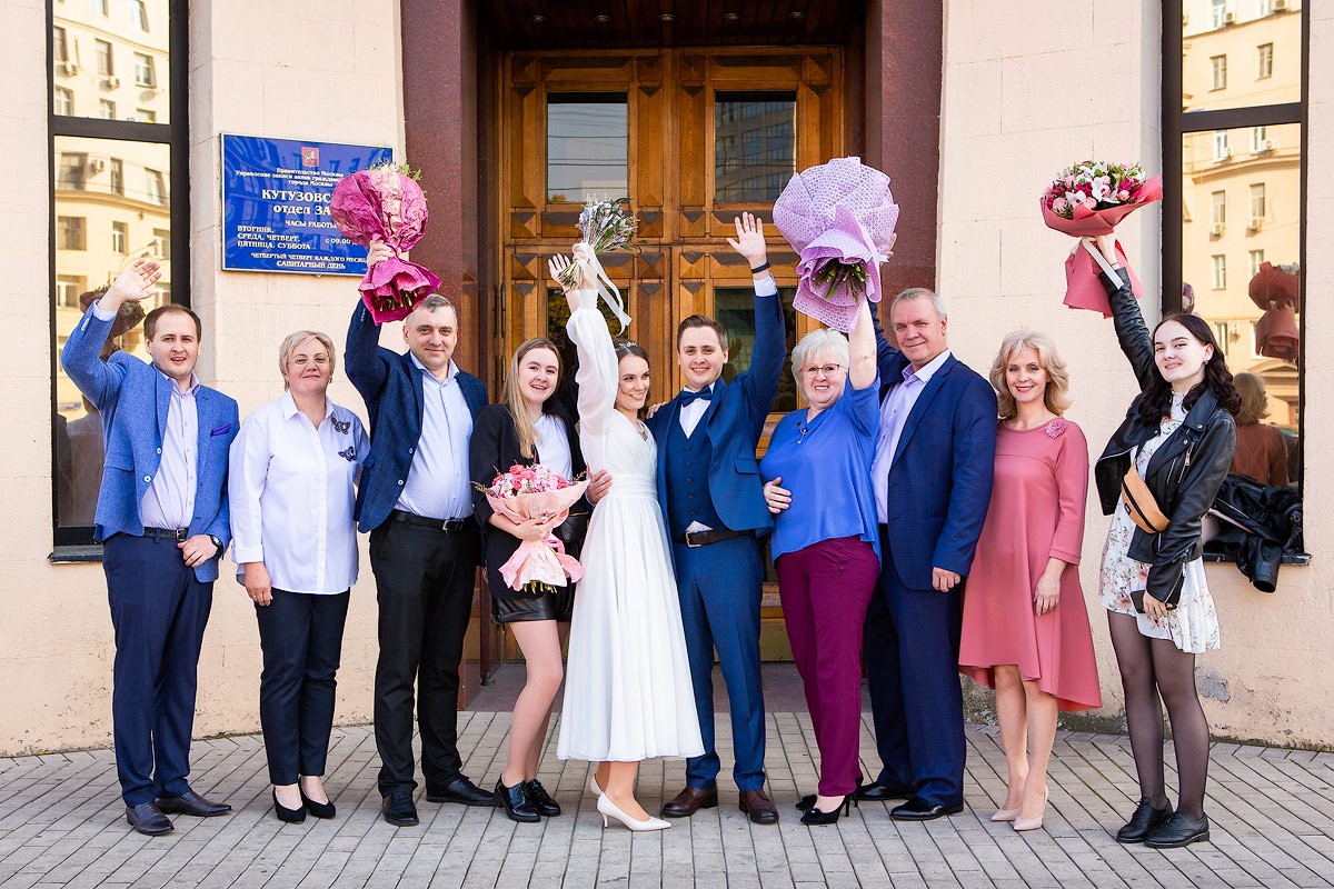 Кутузовский ЗАГС — фото торжественной регистрации брака