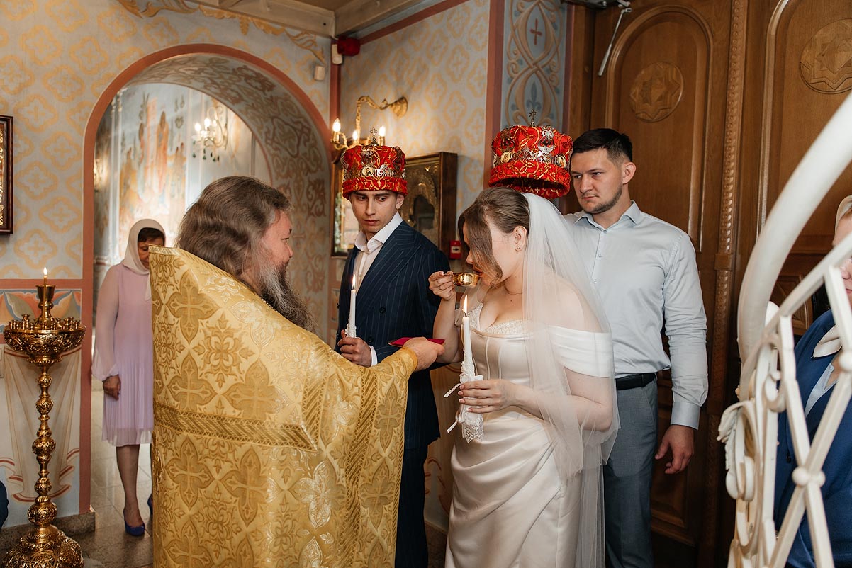 Венчание в храме Матроны